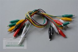 Messleitungs-Set Krokoklemmenset 10 Kabel