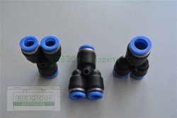 Pneumatik Reduzierung Y-Form 8-10 mm Anschlu&szlig;