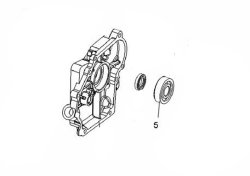 Kugellager passend Getriebedeckel Loncin LC154 F