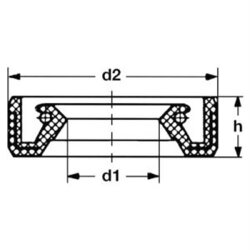 Wedi Simmerring Wellendichtring passend Loncin LC1P65 FA