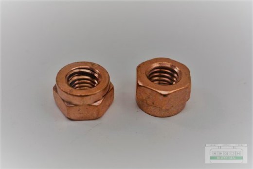 2 Stück Kupfermutter Krümmermutter passend Lumag RP60, RP60S -196 ccm