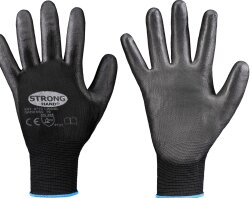 12 Paar stronghand® Nylon-Feinstrickhandschuhe LINGBI...