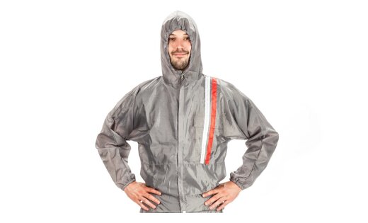 Mehrweg Lackierer Schutzjacke Polytec Plus grau Größe M (46/48)